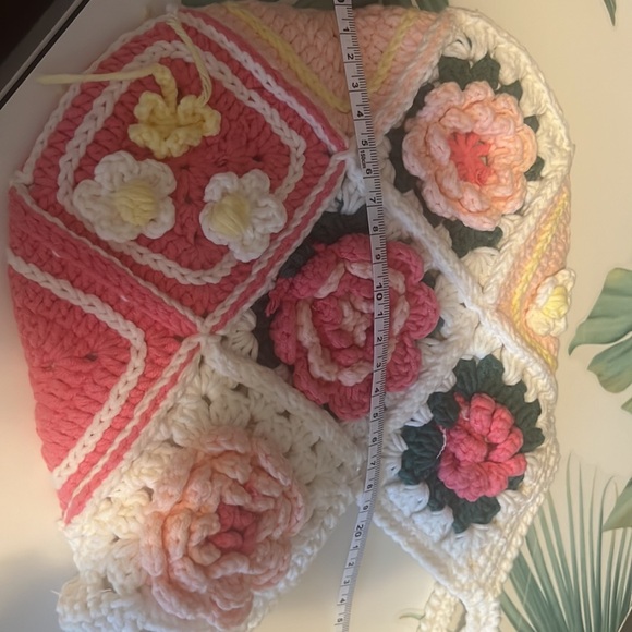 Handmade Woven Camellia Flower Tote Bag - Picture 6 of 10